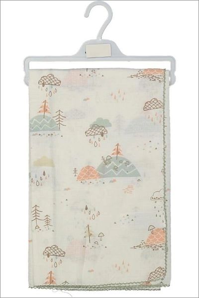 Miniworld Unisex Baby 80X90 Campled Muslin Blanket