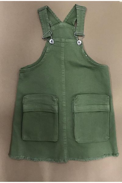 Çikoby Girl's Shipping Pocket Jeans Salopette Gillette