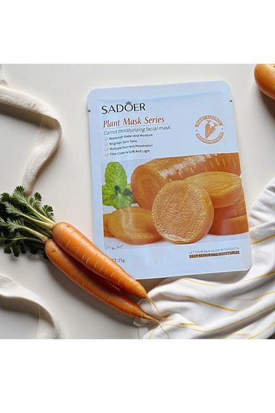 SADOER Carrot Face Mask - Moisturizing| 25g