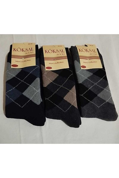 KÖKSAL 3 Pack Towel Socks