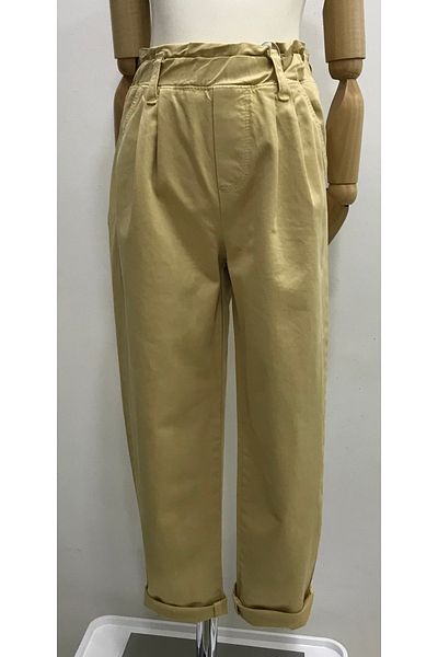 Çikoby Girl's Camel Cartoon Pants