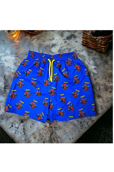 SPIDERMAN Pantaloni scurți de baie pentru copii spiderman spiderman cu imprimeu pantaloni scurți de costum de baie cu legături în talie