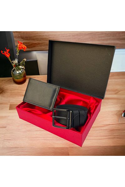 Ospina Gift Set of 2 for Boy - with Wallet and Belt Box