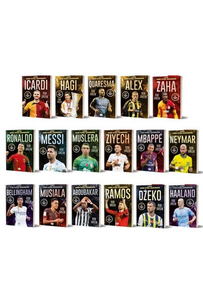 dokuzyayinlari Dokuz Benim Futbol Kahramanlarım Seti 17 Kitap Set