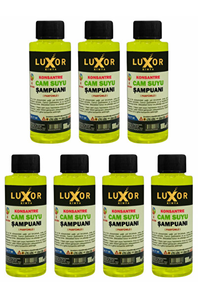 Luxor Kimya Konsantre Oto Cam Suyu Şampuanı 100ml 7 Adet