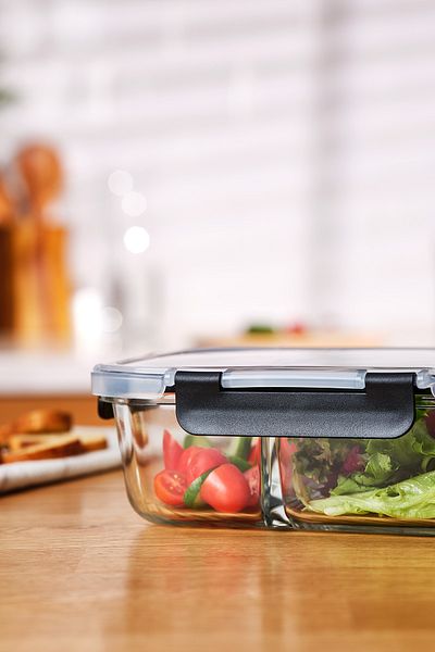 Emsan Twin 980 ml Borosilicate Storage Container