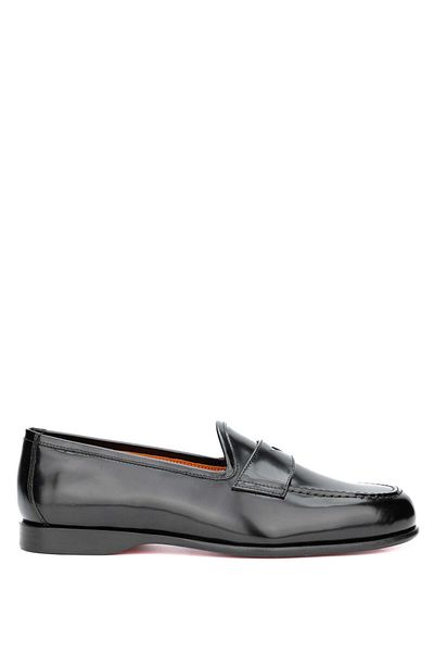 Tamer Tanca Genuine Leather Men's Black Loafer - Opening Shoes