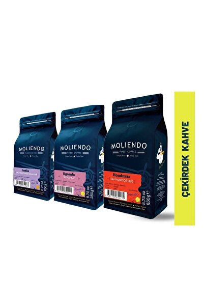 Moliendo Finest Coffee Filtre Kahve Avantaj Paketi (Çekirdek Kahve) 3*250 g