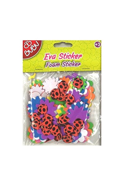 Bubu Bu-Bu Eva Sticker Seti Pvc 00088 (Karışık Model 1 Paket)