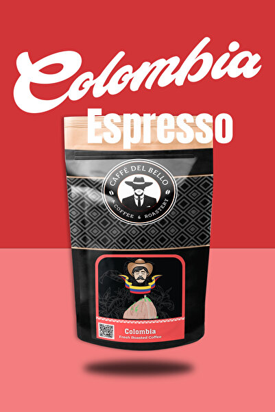 Caffe Del Bello Kolombiya Espresso Kahve 250 Gr. (ÇEKİRDEK VEYA ÖĞÜTÜLMÜŞ)