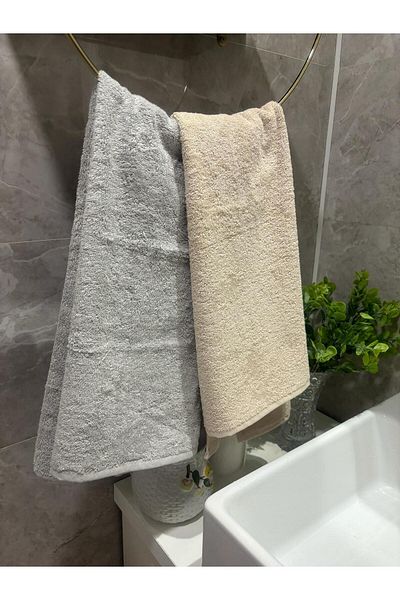 Gürlek Home Πετσέτα μπαμπού Nurpak 50x90 πετσέτες χεριών 2 τμχ