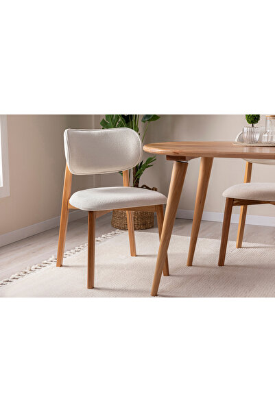 MsmWood HADES DOĞAL AHŞAP KAYIN SANDALYE