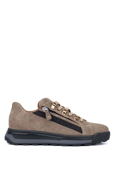 Tamer Tanca Men's Genuine Leather Mink Suede Casual Shoes