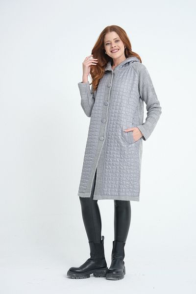 Zm Giyim MARTINA cardigan with quilted detail