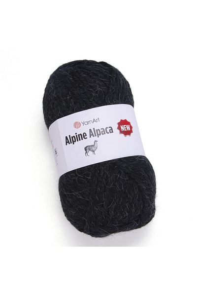 Yarnart ALPINE ALPACA NEW - ΠΛΕΚΤΟ ΣΤΟ ΧΕΡΙ ΑΝΘΡΑΚΙΤΗ-1439