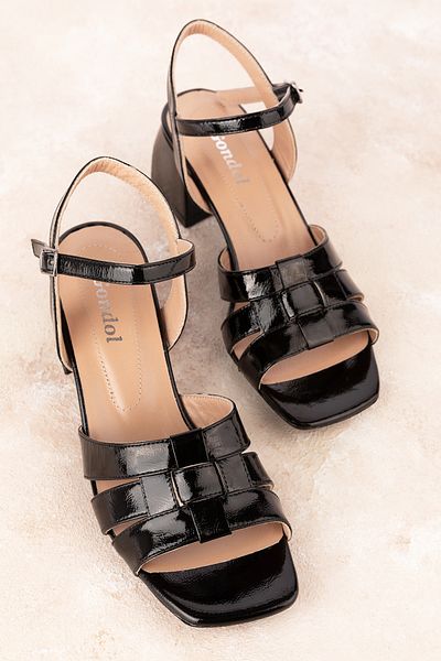 Gondol Pantofi de damă din piele naturală cu toc înalt Ast.6130