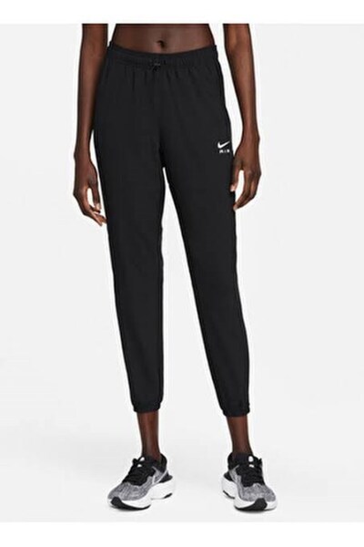 Nike Siyah - Gri - Gümüş Kadın Uzun Eşofman Altı DQ6220-010 W NK DF AIR PANT