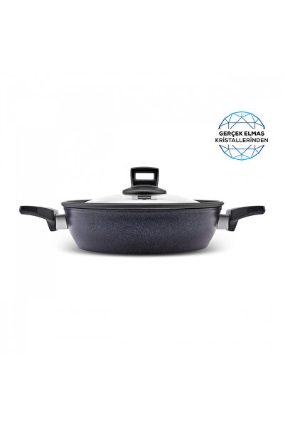 Karaca Biodiamond Powerful Plus Flacher Topf, 30 cm - Hochleistungs
