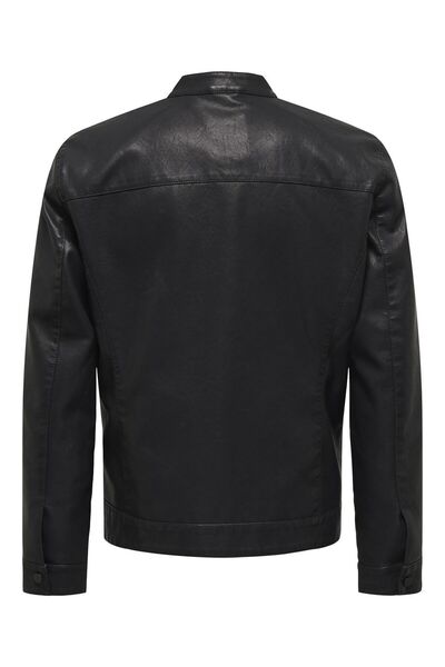 Only & Sons Bikerjacke in Lederoptik onsMIKE PU RACER JACKET OTW