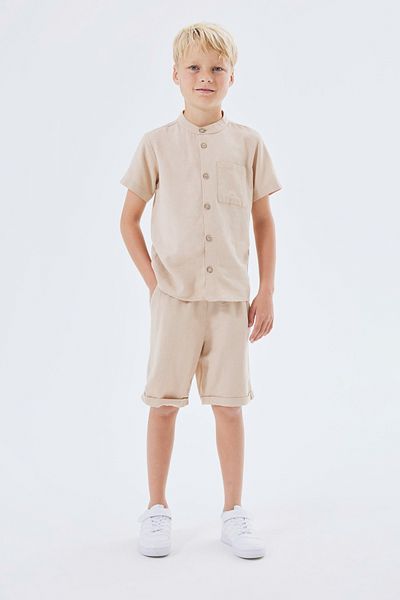 name ıt Jungen Shirt Silberfarben