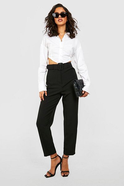 BOOHOO Women's Black Pants