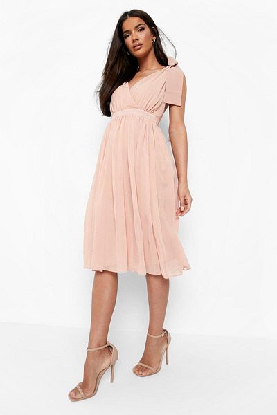 BOOHOO Women's Light Pink Dress