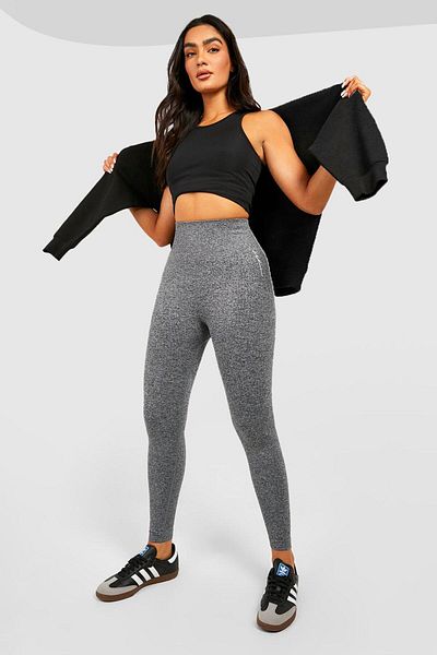 BOOHOO Women's Dark Gray Tights