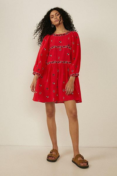 Oasis Women's Red Dress