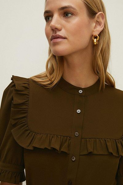Oasis Women's Khaki Dress