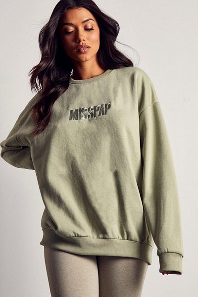 MISS PAP Women's Green Sweatshirt