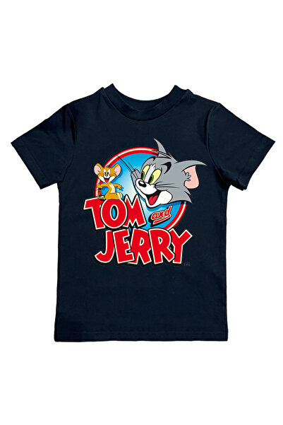 SEDİRLİ تي شيرت صيفي للأطفال من القطن الممشط بطبعة توم وجيري