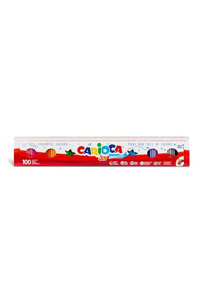 CARIOCA Joy Super Washable Felt Tip Crayons 100pcs (1 METER)