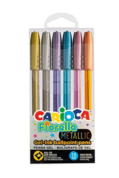 carioca CARICOCO PEN FIORELLA CULOARE METALICĂ 6LI