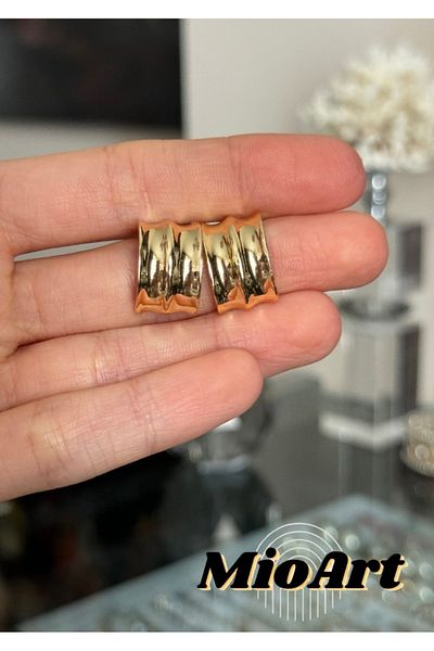 MioArt Simple Design Hoop Earrings