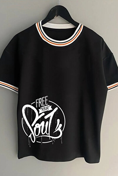 Vordevia Oslobodi svoju dušu Tekst Štampano Unisex Nova sezona Oversize kroj ...