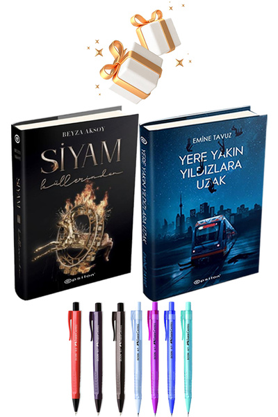 Epsilon Yayınevi Siyam 3 ve Yere Yakın Yıldızlara Uzak Ciltli + Faber Kalem E...