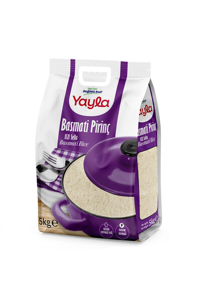 Yayla Basmati Pirinç 1121 Sella 5 KG x 4 Adet (TOPLAM 20 KG)