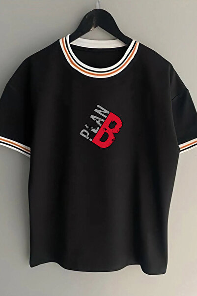 Vordevia Plan B Tekst Štampano Unisex Nova sezona Oversize kroj Kalup Sa deta...