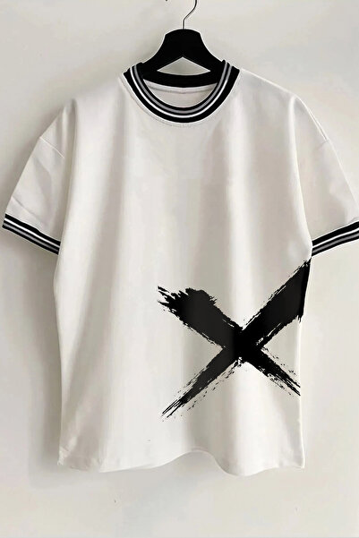 Vordevia X Tekst Štampano Unisex Nova sezona Oversize kroj Kalup Sa detaljem ...