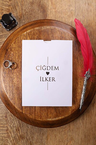 Pixel Davetiye 100 Adet 2025 Yeni Model - Beyaz Düğün - Nişan - Kına Davetiyesi