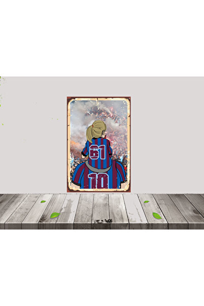 TAKIFİX Trabzonspor Çocuk Taraftar Temalı  20 x 30 CM MDF Tablo