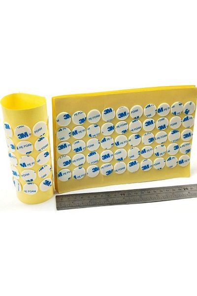 Dünya Magnet 40 Pieces 3M Double Sided Round Foam Tape - 30 mm Diameter