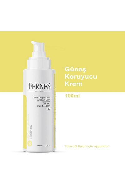 TeN Cilt Bakım Fernes Cosmetics Sunscreen Cream - +50