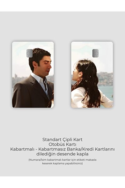 Fenomenia Set de 2 carduri de credit Polat & Elif Design acoperit cu autocolante
