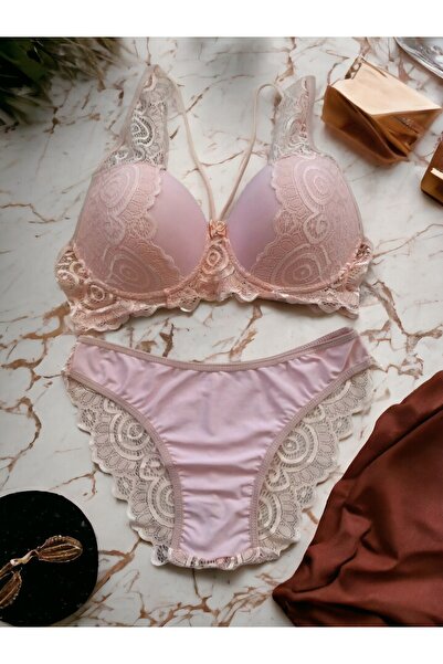 minsensa Set de sutien cu balconete susținute