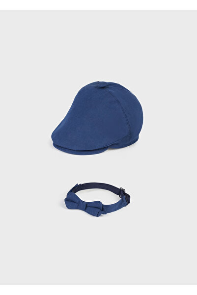 MAYORAL Newborn Boy Beret Bow Tie Set