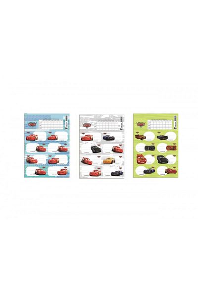 KESKİN COLOR Sharp Color School Label Cars with Class Programs 3 Pieces220130-33-1-li-pkt