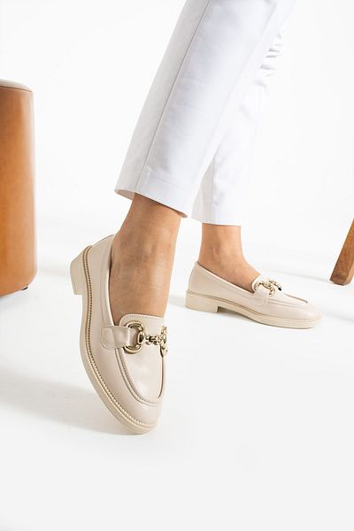 İnan Ayakkabı WOMEN'S BEIGE COLOR DAILY CASUAL SHOES (3 CM)