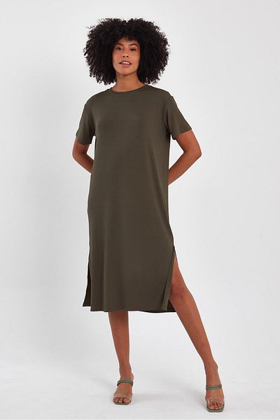 ALEXANDERGARDI ALEXANDERGARDY SLIT BASIC DRESS (B23-00115)