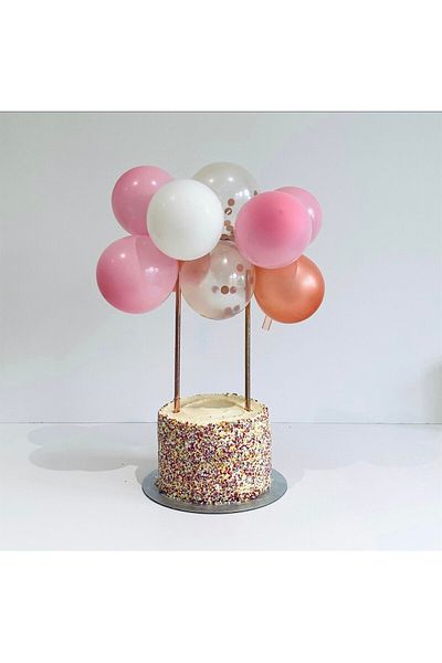 Partifabrik Balloon Cake Decoration with Color Options